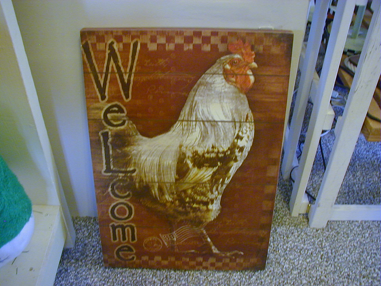 Rooster Plaque