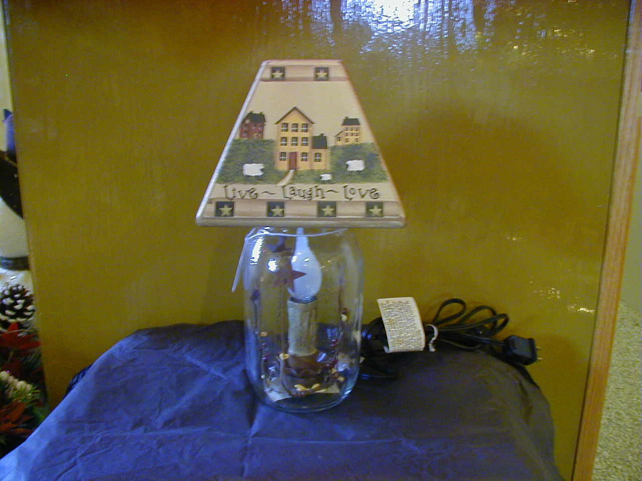 Candle Jar Lamp